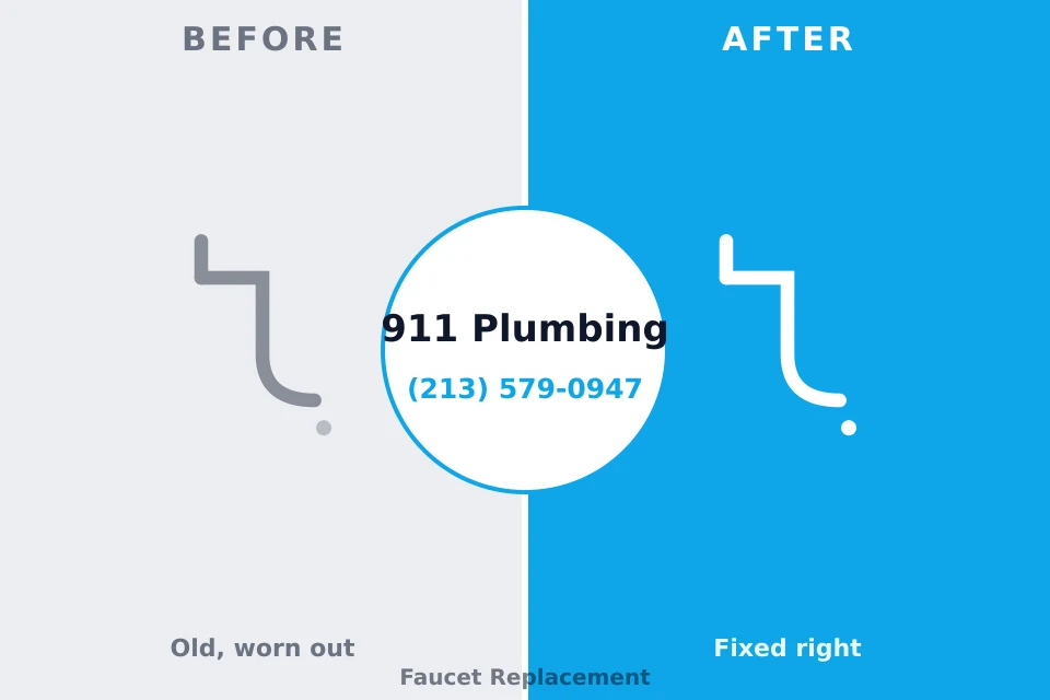 Before and after: plumbing company Lake Como, NJ